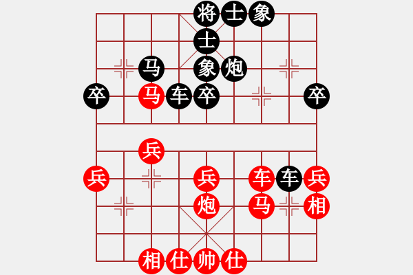 象棋棋譜圖片：風(fēng)斗羅(9星)-和-三元象棋(9星) - 步數(shù)：40 