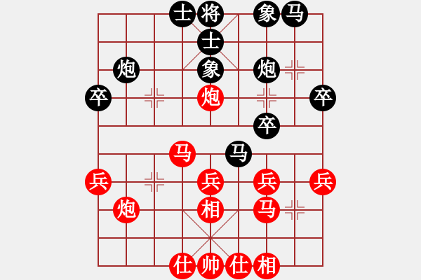 象棋棋譜圖片：張侃先負(fù)張德勇 - 步數(shù)：30 