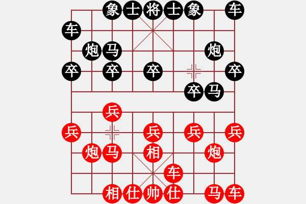 象棋棋譜圖片：決賽第三局王風(fēng)景先勝?gòu)堜J鋒.xqf - 步數(shù)：10 