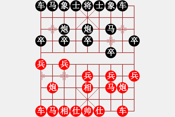 象棋棋谱图片：车九平八(5r)-负-游侠秦歌(4r) - 步数：10 