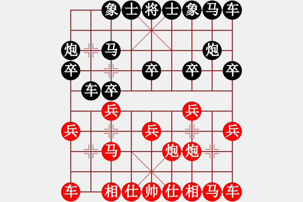 象棋棋譜圖片：快刀[1278413321] -VS- 嘴角揚揚[50129759] - 步數(shù)：10 