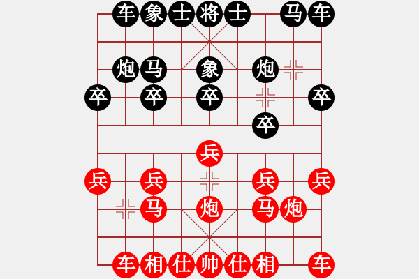 象棋棋譜圖片：西度(0r)-勝-奔雷手天字(5級) - 步數(shù)：10 