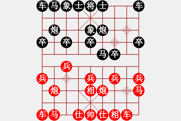 象棋棋譜圖片：小剃頭[2389605476] -VS- 杯酒人生[1290702954] - 步數(shù)：10 