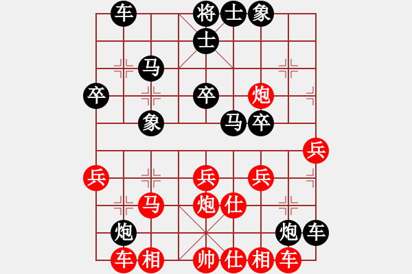 象棋棋譜圖片：ngochuy(5段)-和-刁不三刀(7段) - 步數(shù)：30 