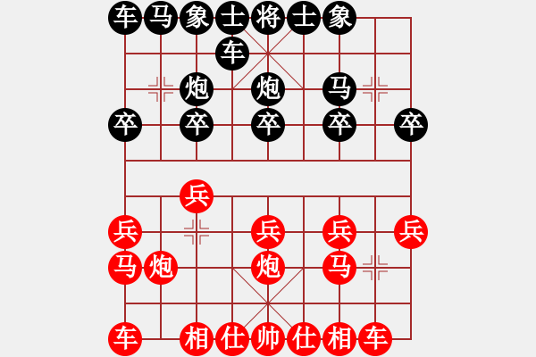 象棋棋譜圖片：‖棋家軍‖皎月[2045059653] -VS- 散落的百合花[1183557314] - 步數(shù)：10 