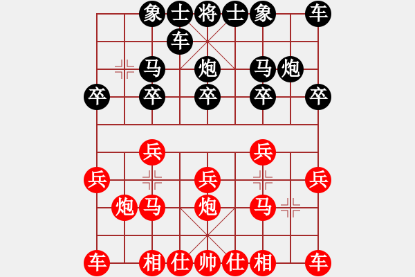 象棋棋譜圖片：象棋開局走法4－仙人指路 - 步數(shù)：10 