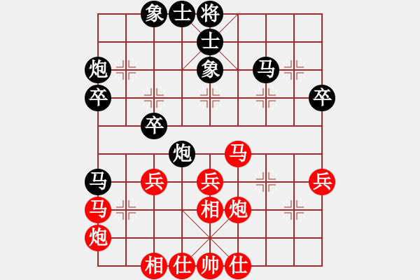 象棋棋譜圖片：純?nèi)藲㈦u毛(天罡)-負(fù)-caianyi(天罡) - 步數(shù)：40 