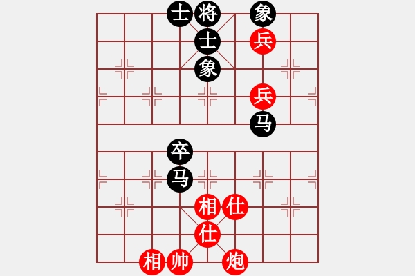 象棋棋譜圖片：274局 A00- 不合理開局-小蟲引擎23層 (先和) BugChess19-04-09 x64 - 步數(shù)：80 