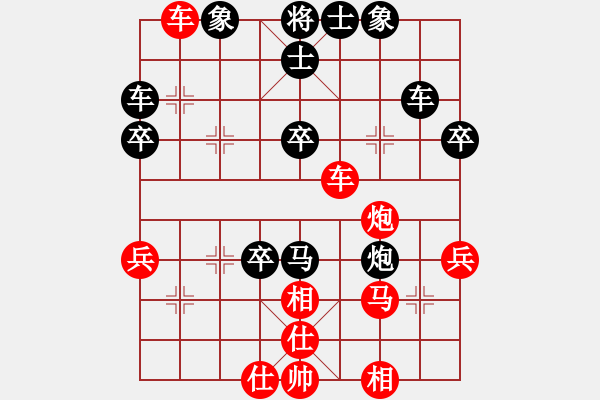 象棋棋譜圖片：雪擁蘭關(guān)(8段)-和-seasonz(7段) - 步數(shù)：40 