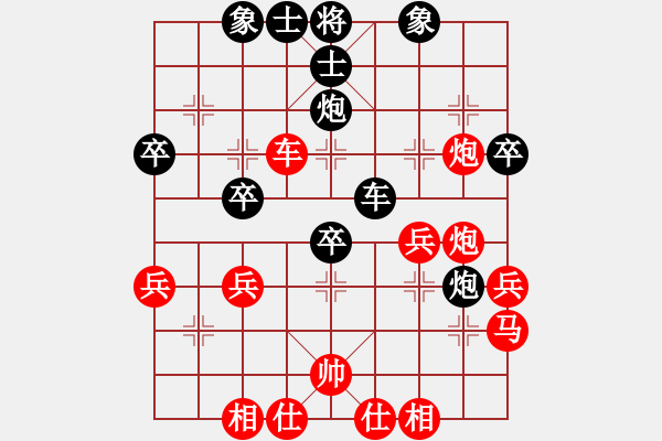 象棋棋譜圖片：金蟲降小貓(9星)-和-randomat(9星) - 步數(shù)：40 