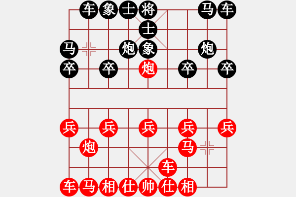 象棋棋譜圖片：橫才俊儒[292832991] -VS- 糊涂[3066392551] - 步數(shù)：10 