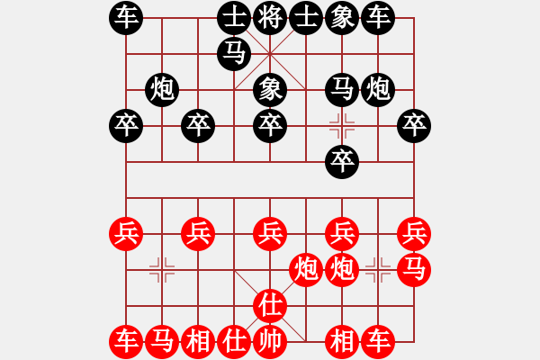 象棋棋譜圖片：管志年     先負(fù) 謝今杰     - 步數(shù)：10 