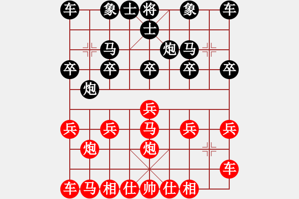 象棋棋譜圖片：橫才俊儒[292832991] -VS- 沙浪[706867950] - 步數(shù)：10 