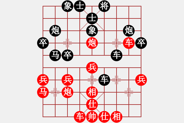 象棋棋譜圖片：英雄本色(8級)-負(fù)-濰衛(wèi)校甄(5r) 2015年1月19日 22點(diǎn)45分.txt - 步數(shù)：30 