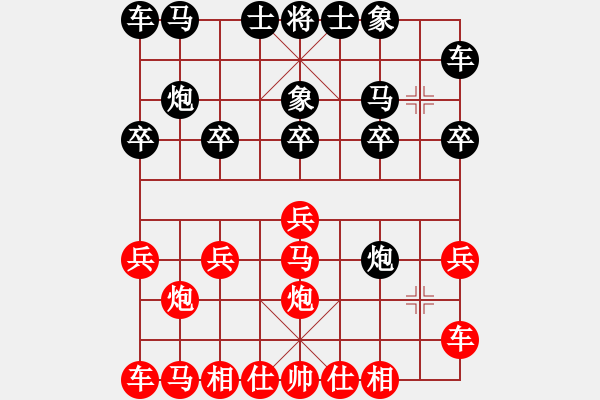 象棋棋譜圖片：橫才俊儒[292832991] -VS- 舍得[1557998984] - 步數(shù)：10 