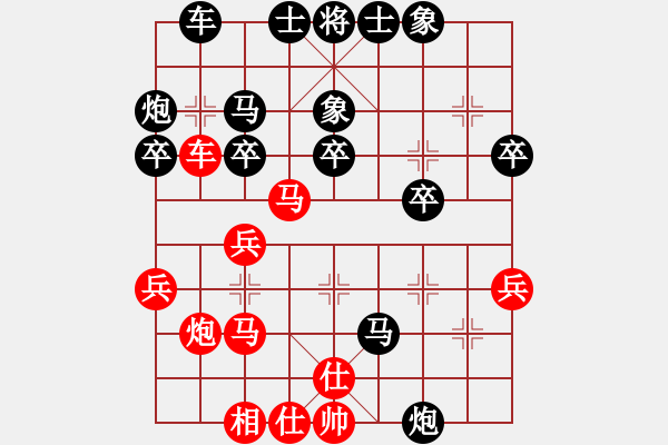 象棋棋譜圖片：牛牛牛(2段)-負(fù)-無(wú)名小卒(月將) - 步數(shù)：40 