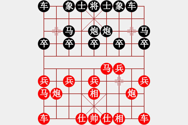 象棋棋譜圖片：智者[2290243792] -VS- 橫才俊儒[292832991] - 步數(shù)：10 