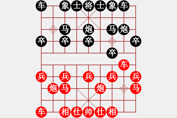 象棋棋譜圖片：胡來 先負(fù) 兔子子.pgn - 步數(shù)：10 