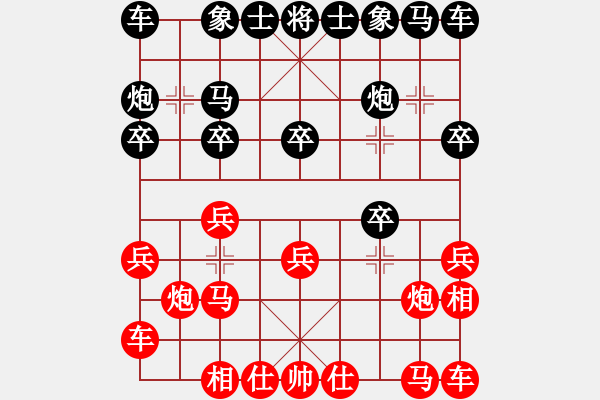 象棋棋譜圖片：楚河居士(4段)-勝-毛子(2段) - 步數(shù)：10 