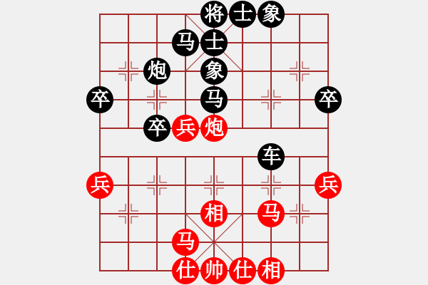 象棋棋譜圖片：1 - 步數(shù)：40 