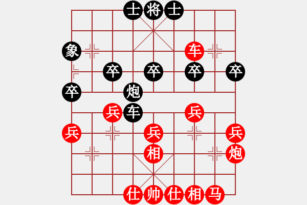 象棋棋譜圖片：葬心紅勝850620【仙人指路對卒底炮】 - 步數(shù)：33 