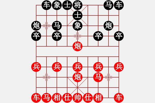 象棋棋譜圖片：橫才俊儒[292832991] -VS- 丑小鴨[1164150086] - 步數(shù)：10 