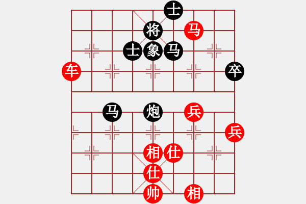 象棋棋譜圖片：初學者之一(3段)-勝-康楊(1段) - 步數(shù)：80 