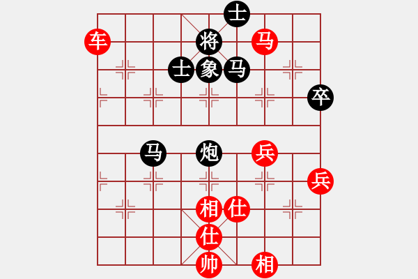 象棋棋譜圖片：初學者之一(3段)-勝-康楊(1段) - 步數(shù)：81 