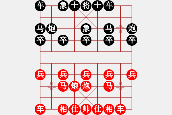 象棋棋譜圖片：運(yùn)馬如龍先勝笨阿三 - 步數(shù)：10 