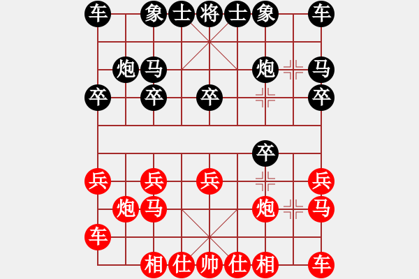 象棋棋譜圖片：子飛(2段)-負(fù)-天下第七(1段) - 步數(shù)：10 