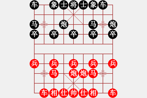 象棋棋譜圖片：48.棋樂無限[紅] -VS- 地主[黑] - 步數(shù)：10 