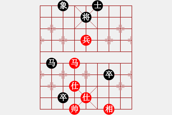 象棋棋譜圖片：12145局 A54-仕角炮對進(jìn)７卒-旋九專雙核-大師 紅先和 小蟲引擎24層 - 步數(shù)：140 