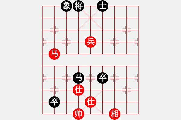 象棋棋譜圖片：12145局 A54-仕角炮對進(jìn)７卒-旋九專雙核-大師 紅先和 小蟲引擎24層 - 步數(shù)：150 