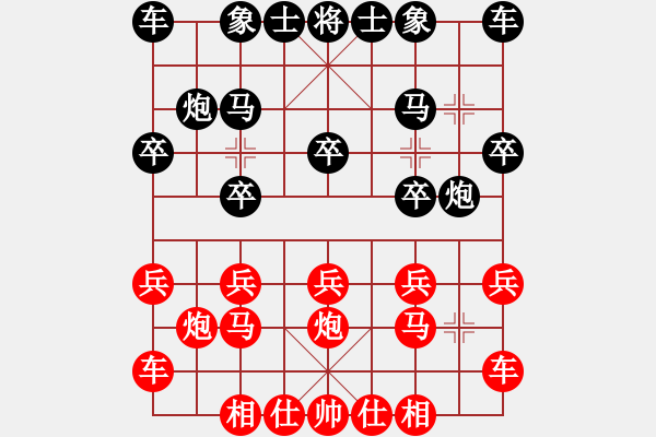 象棋棋譜圖片：橫才俊儒[292832991] -VS- 從無敵手[825022910] - 步數(shù)：10 