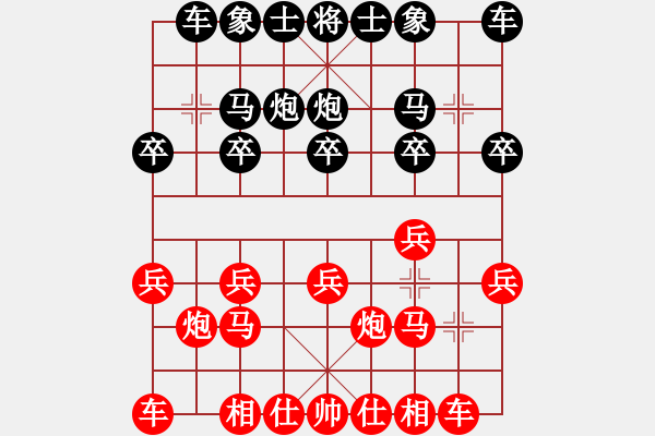 象棋棋譜圖片：1534局 A50- 仕角炮局-小蟲引擎23層(先勝)天天Ai2-1 - 步數(shù)：10 