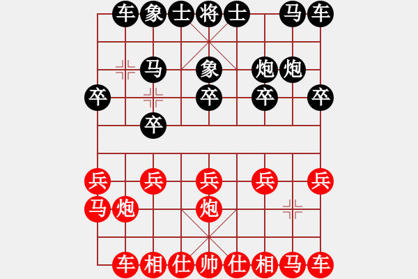 象棋棋譜圖片：受二先：づ特戰(zhàn)ㄨ特戰(zhàn)[38485567] -VS- 三臺怪手[1127175411] - 步數(shù)：10 