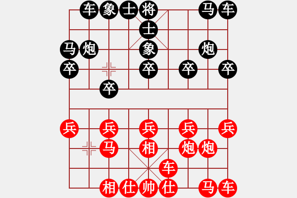 象棋棋譜圖片：金鉤炮對左邊馬1125 - 步數(shù)：10 