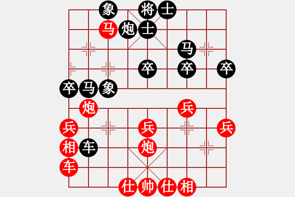 象棋棋譜圖片：日月星晨余(1段)-勝-大理論劍(1段) - 步數(shù)：40 