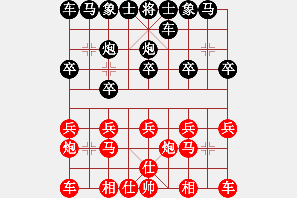 象棋棋譜圖片：2021.1.22.23王者象棋十分鐘先勝毛云昌 - 步數(shù)：10 