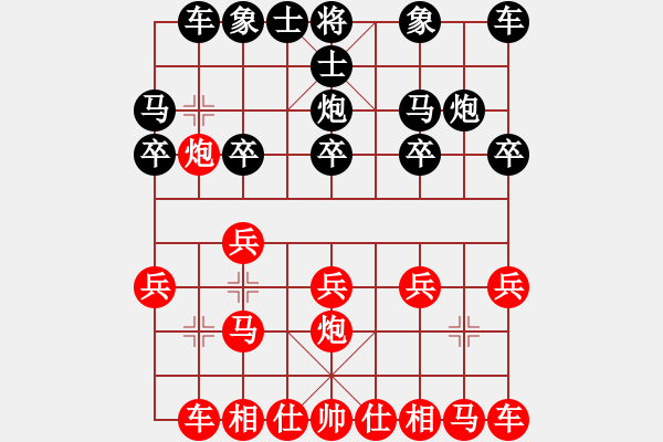 象棋棋譜圖片：★棋壇尊者★[407612993] -VS- 喝！[2547282712] - 步數(shù)：10 