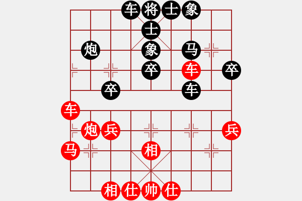 象棋棋譜圖片：扮豬實(shí)老虎(1段)-負(fù)-鹿鳴酒家(3段) - 步數(shù)：40 