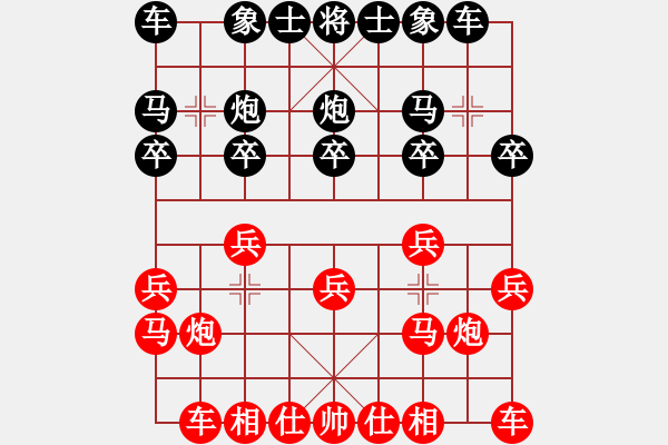 象棋棋谱图片：第7轮10台 山西赵水朋先负浙江杨世哲 - 步数：10 