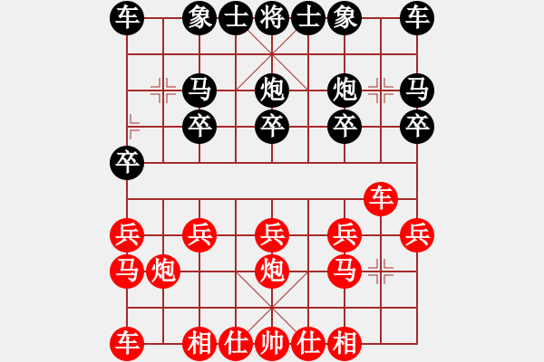 象棋棋譜圖片：橫才俊儒[292832991] -VS- 真實(shí)[124379145] - 步數(shù)：10 