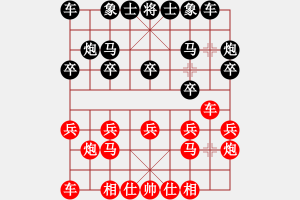 象棋棋譜圖片：江北 文興定 負(fù) 巴南 許文章 - 步數(shù)：10 