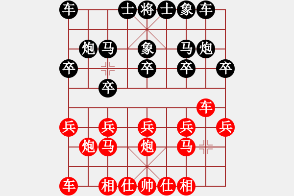 象棋棋譜圖片：完美(6舵)-負-風動天下(5舵) - 步數(shù)：10 