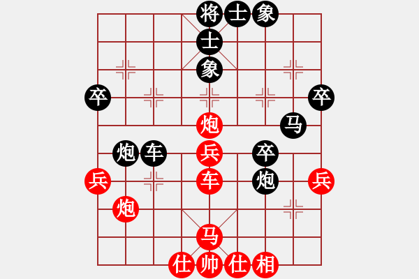 象棋棋譜圖片：飛霞見識(1段)-負-cyzhy(4段) - 步數(shù)：40 