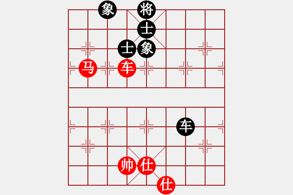 象棋棋譜圖片：悍匪劉大疤(5段)-和-雷霆棋勢(shì)(2段) - 步數(shù)：100 