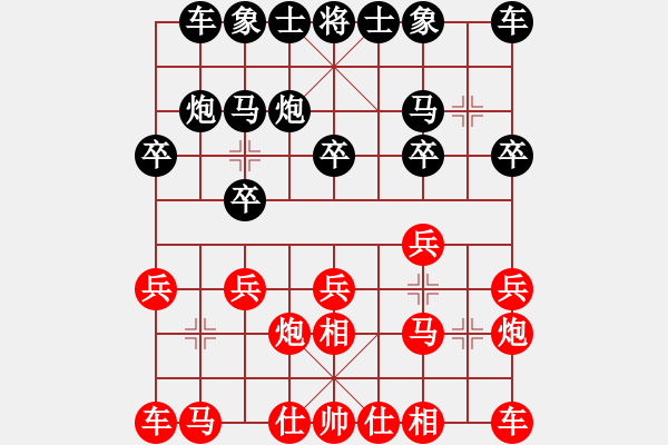 象棋棋譜圖片：睡月如哥(9星)-勝-goushenger(7星) - 步數(shù)：10 