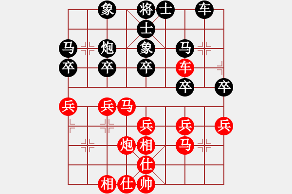 象棋棋譜圖片：松下酷代子(1星)-勝-姚力波(1星) - 步數(shù)：30 