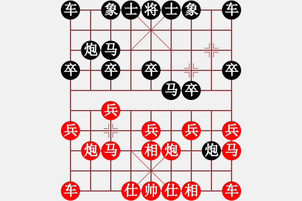 象棋棋譜圖片：20110630 1610 坐著飛機看殺棋[759122344] - 凡哥[10 541708 - 步數(shù)：10 